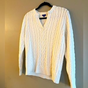 TABI Simply Classic Medium cable sweater.